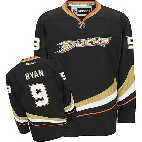 Anaheim Ducks 9 Bobby Ryan Black Home Reeebok 2012 NHL Hockey Jersey